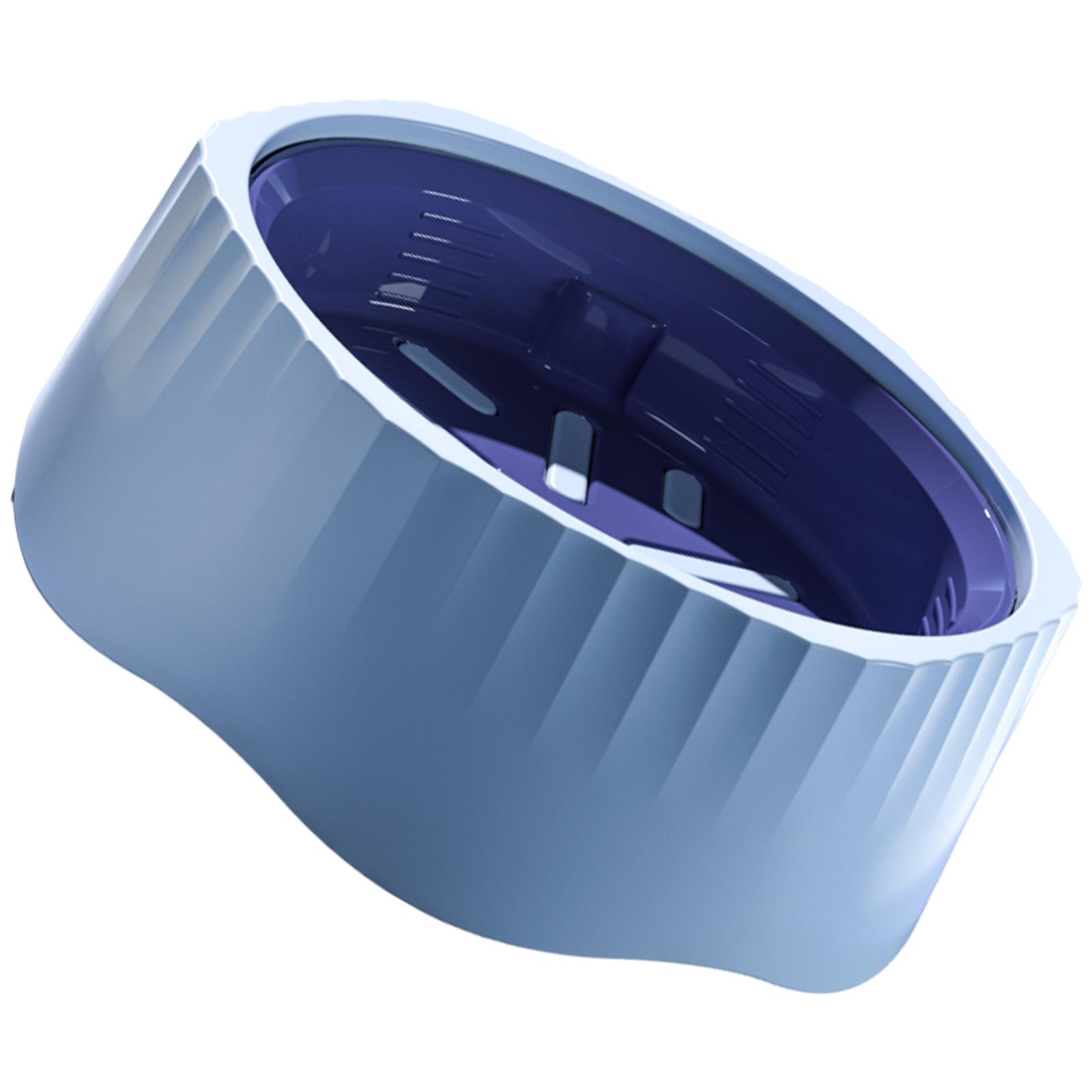 

Pet Bowl Decorative Slow Feed Cats Dish 2 in 1 Feeder Slow Feeding Lovely Bowl Detachable Bowl in 2 in 1 Dish синий