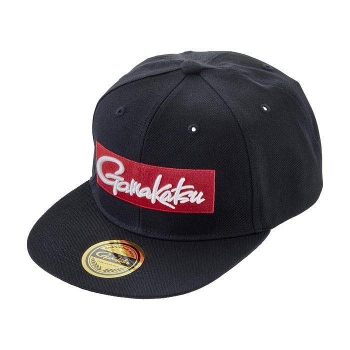 [Gamakatsu] G Flat Brim Fishing Cap GM9105 Black/Red L