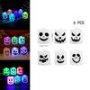 Ghost Halloween Led Candle Lamp With Multicolor Lighting For Spooky Events