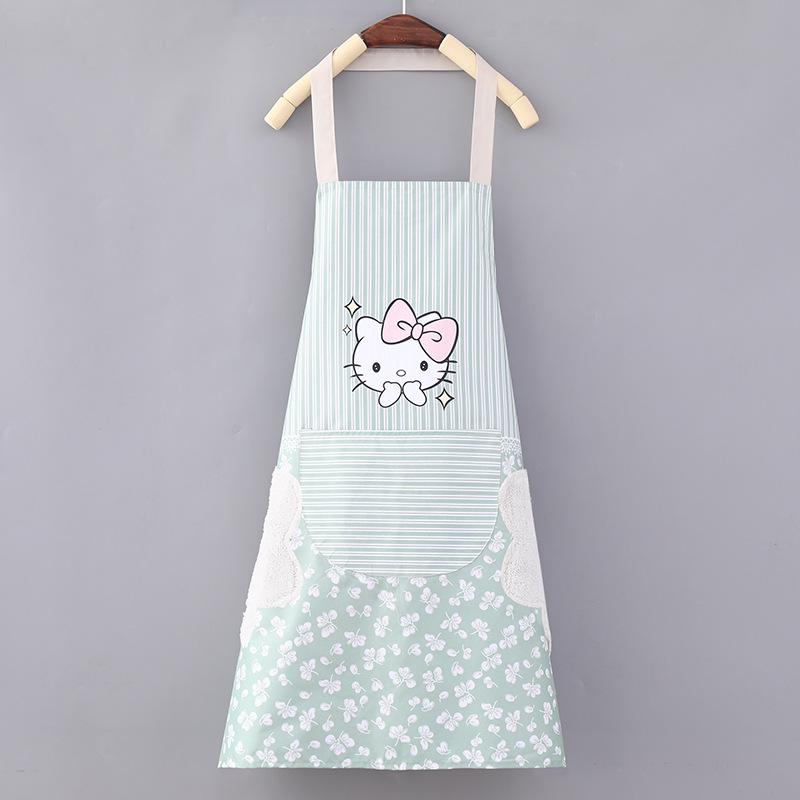 Waterproof Adult Half Apron - Oil-Proof, Dirty-Resistant, Wipable Kitchen Bib