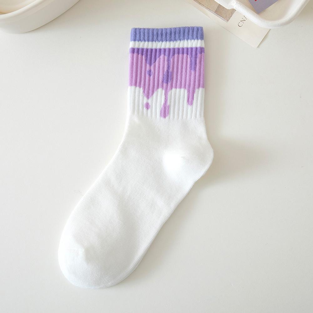 Women's Heart Letter Mid-Calf Socks - Fashionable for All Seasons