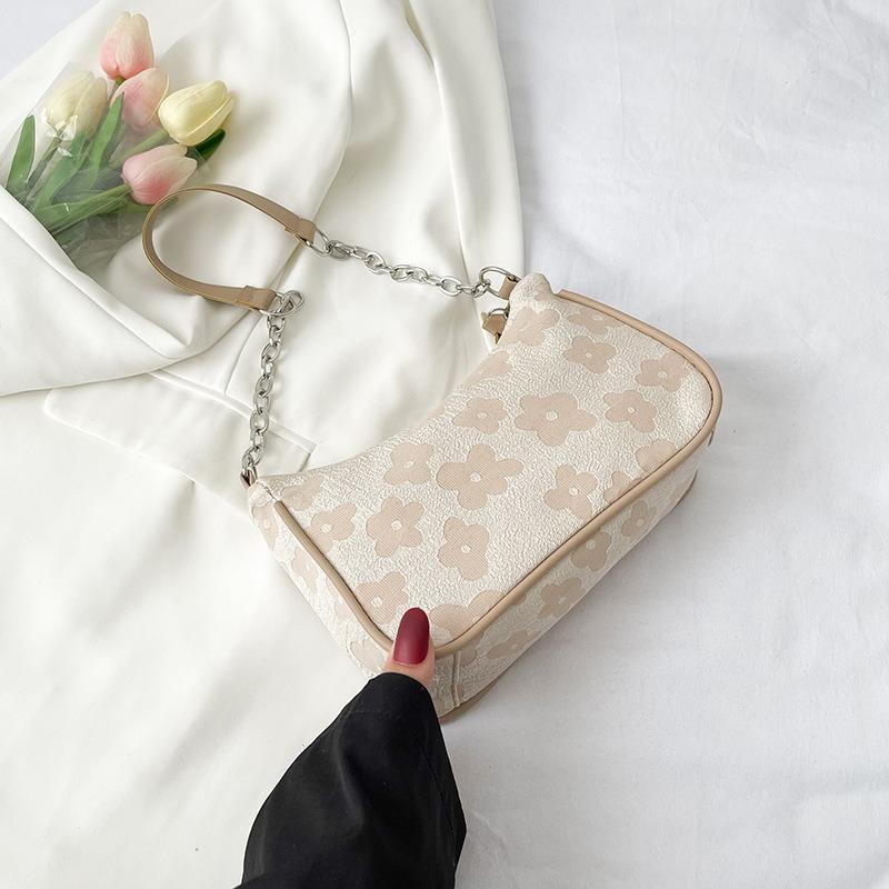 Temperament gentle chain small bag women's new trendy simple small square bag fashion temperament shoulder bag women