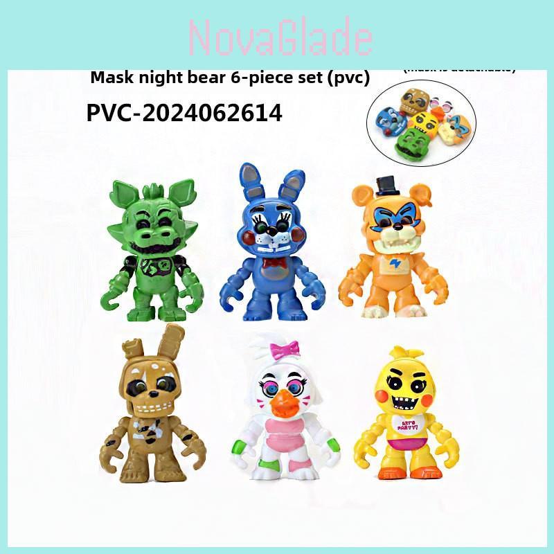 Five Night At Freddys Pvc Collectible Figures Set For Anime Fans