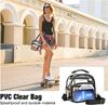 Yogodlns Transparent PVC Ladies Small Handbags Stadium Approved Women Clear Bag Fashion Waterproof Casual Simple Crossbody Shoulder Bags