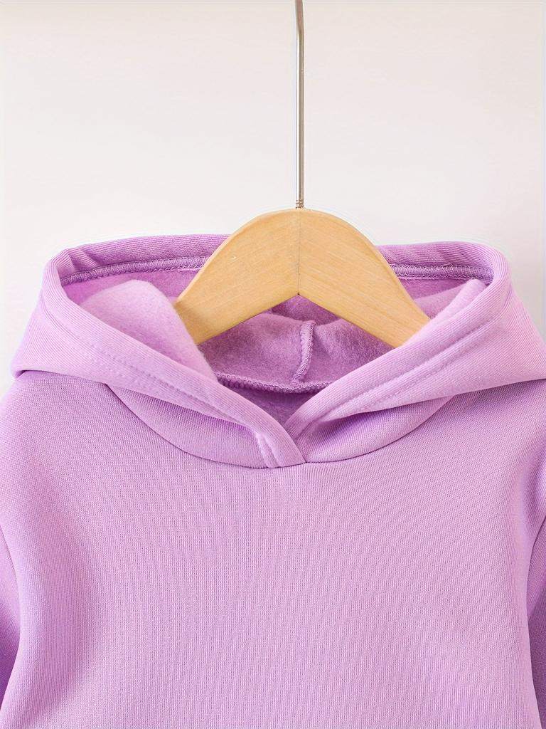 TZWYFall/Winter new casual comfort warm girl's print warm lining hoodie and sweatpants set