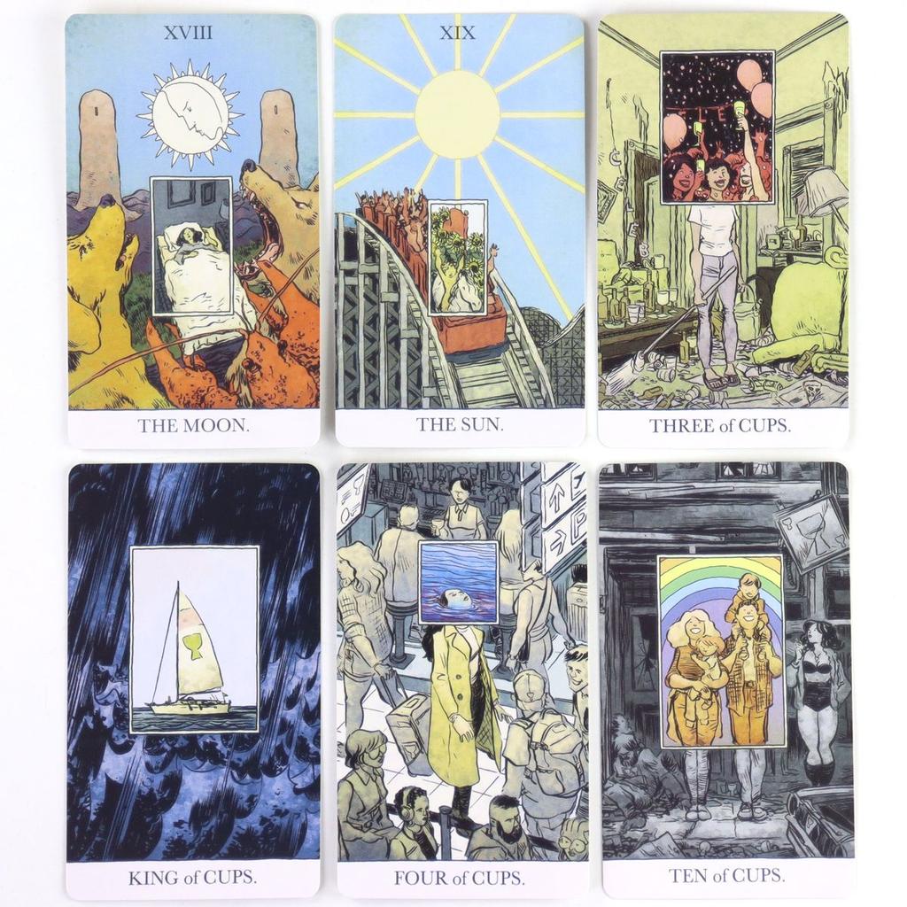 The Unveiled Tarot 80 Pcs Tarot Cards (with 2 Special Cards) Pocket Edition 10.3*6cm