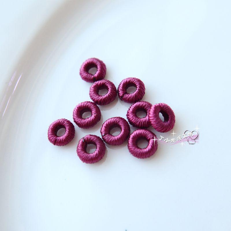 

Ручная работа Катушка Сделай сам Плетеный ручной ремешок Ожерелье Материалы для полуфабрикатов Аксессуары Фиксированное спейсерное кольцо Rose purple(1)