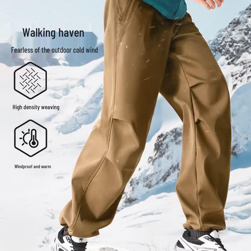 CAMEL Men's Fleece Lined Woven Pants