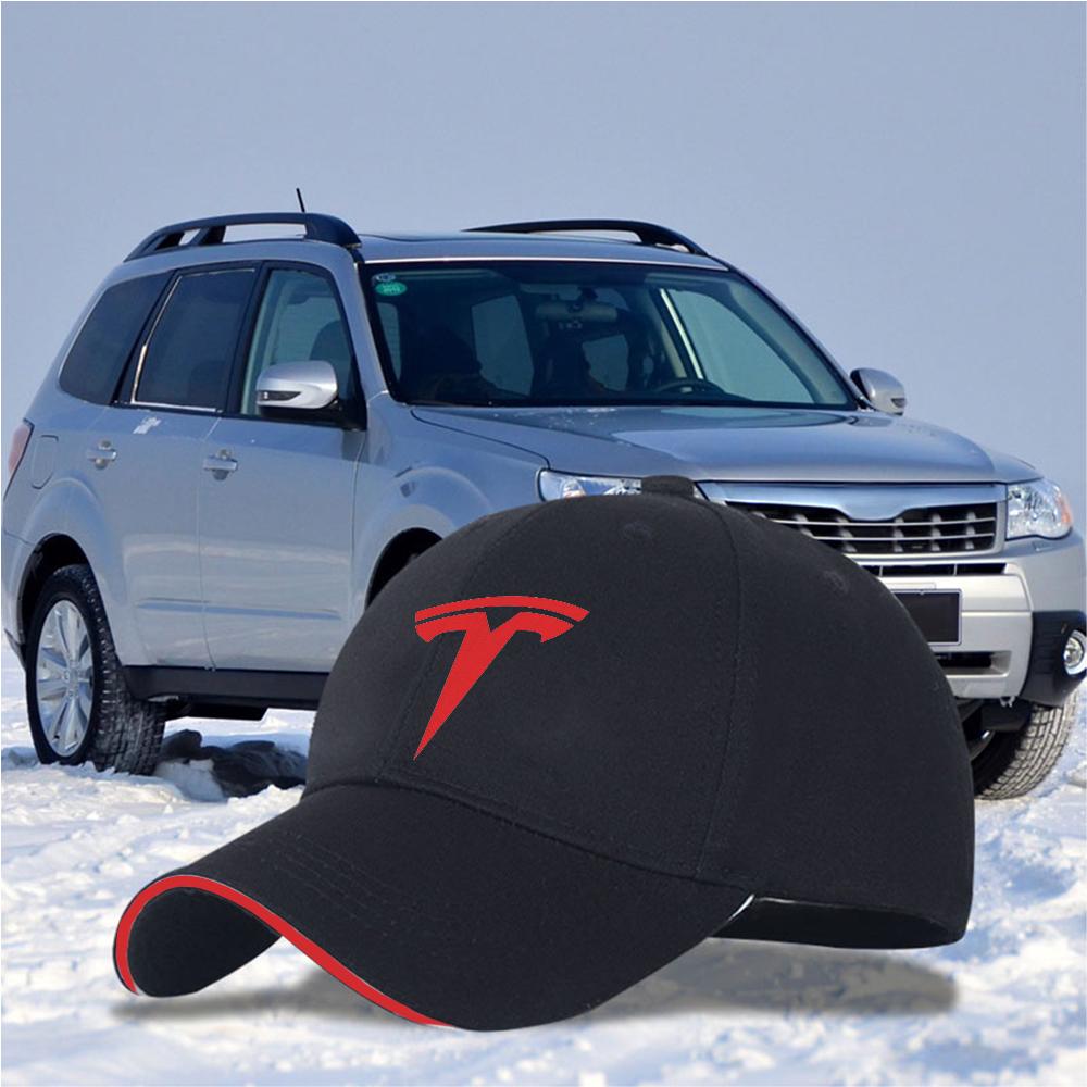 1 Stück Auto-Emblem Schirmmütze Sport Sonnenschutz Baseballkappe Für Tesla Model 3 Model S Model X Coil Mod WYE K80 Roadster Invader Mod