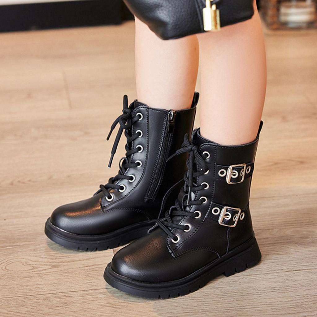 Kinderstiefel, Einzelstiefel, Britisch, Kurze Stiefel mit Seitenreißverschluss