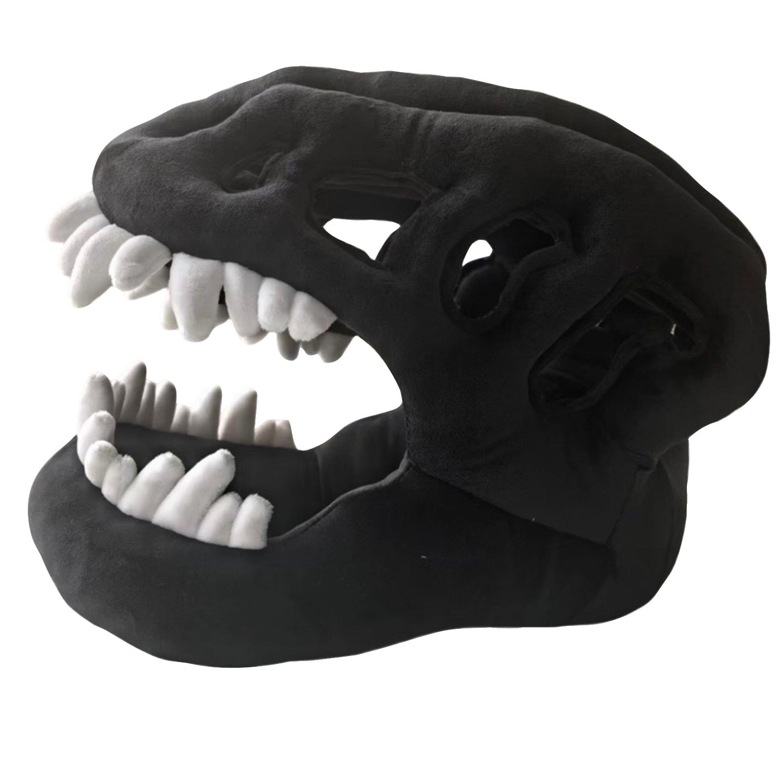 

Костюм скелета с капюшоном, Реалистичный набор костюмов скелета динозавра, Подарок для ребенка чёрный