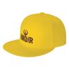Fashion Andor Raised Logo Flat Brim Sun Hat  Workwear Style Hat Unisex