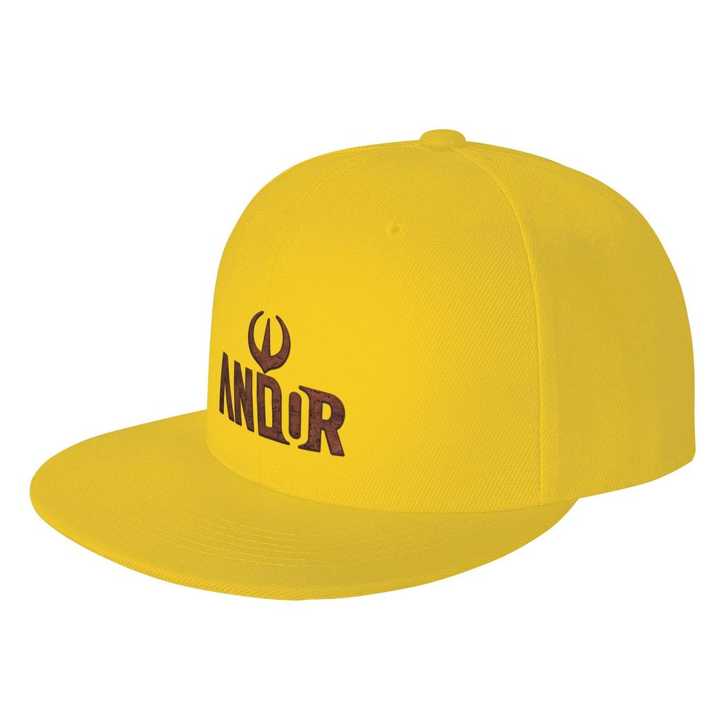 Fashion Andor Raised Logo Flat Brim Sun Hat  Workwear Style Hat Unisex