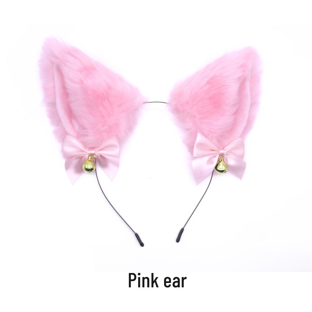 SM Cosplay Kit: Cat Ear Headband, Collar, Ball Gag, Eye Mask, Tail Plug