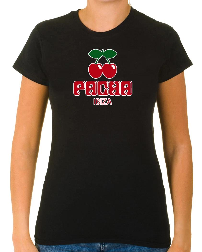 Женская футболка с рукавом 3/4 Pacha Ibiza Logo Cherry White T2968 3XL