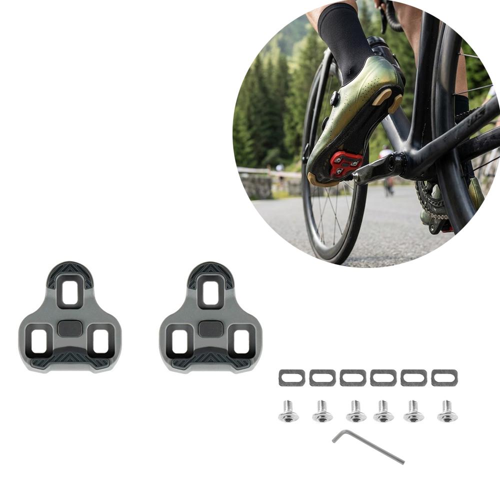 3-håls cykelskor med klossar, halkfria cykelpedalklossar för Look KEO-pedaler, för inomhusträning