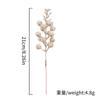5/10Pcs 21cm Snow White Artificial Berry Branches Christmas Tree Decoration for Xmas Wreath Home Decor Gifts 2026 Party Supplies