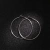 Women Geometric Punk Temperament Large Circle Party Fashion Hoop Earrings Ear Studs Jewelry