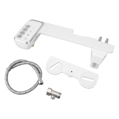 Bidet Attachment Adjustable Water Pressure Dual Nozzle Ultra Slim One Key Quick Disassembly Toilet