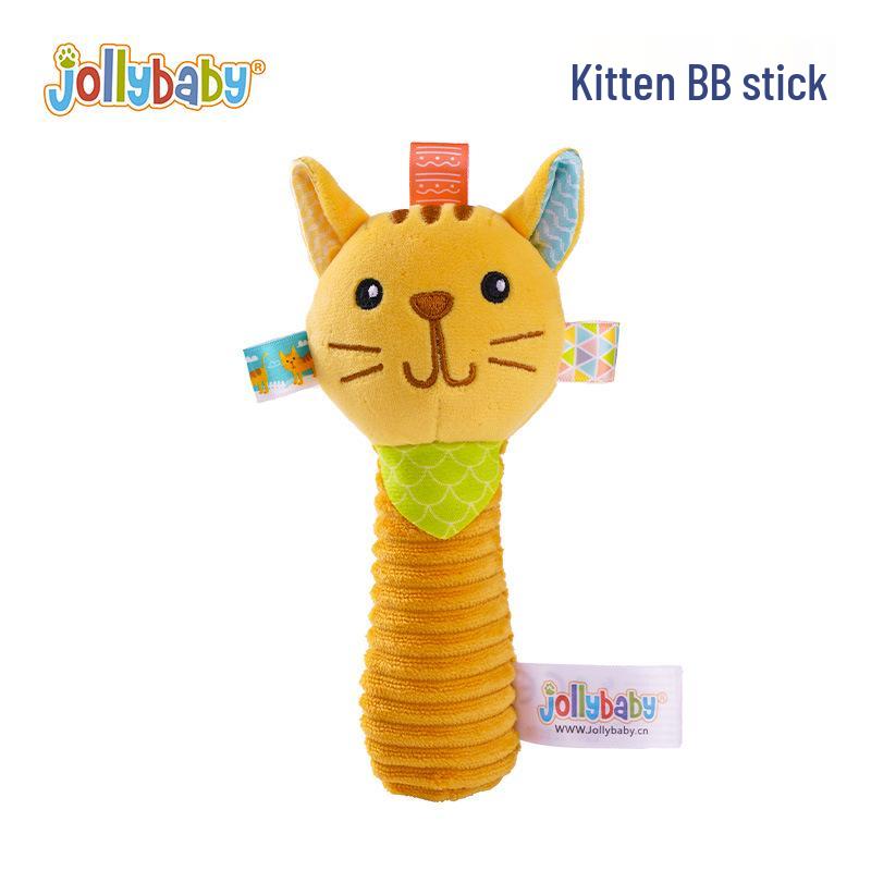 

Погремушка-палочка для хватания: Успокаивающая игрушка для младенцев 0-12 месяцев