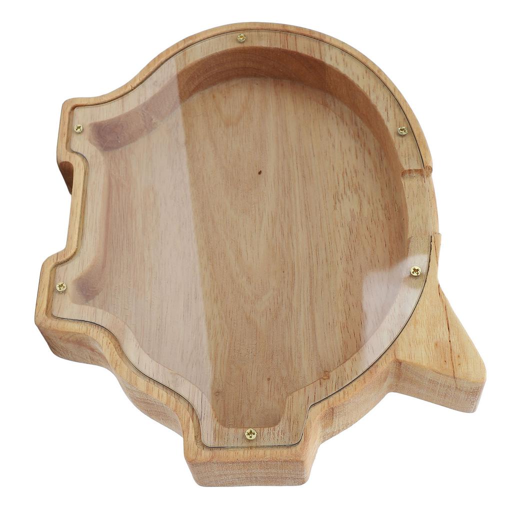 Animal   Bank Cute Cartoon Money Bank Wooden Animal Saving Box For Boys Girls and Adults