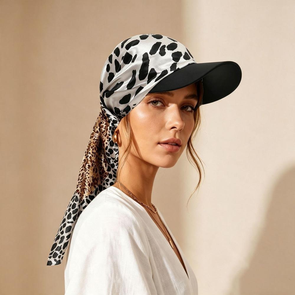 Breathable Bandana Cap Sun Visor Brim Headwrap Portable Sun Visor Scarf  Outdoor
