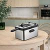Schneider - Scdf234x - Semi-Professional Deep Fryer 4l - Thermostat 130 To 190°c - 3000w - Viewing Window