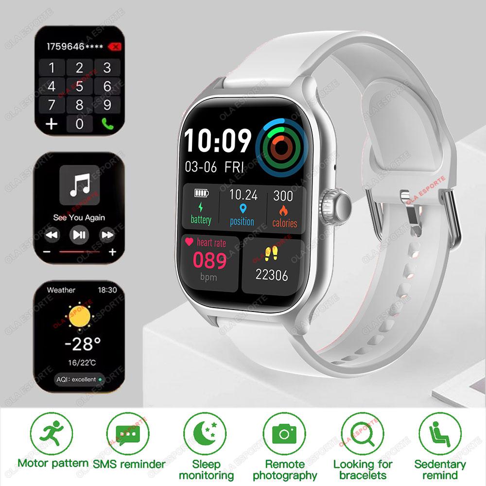 

New Smartwatch Global Version GPS Tracker Bluetooth Call Heart Rate Monitor IP68 Waterproof Sports Fitness Smart Watch Men Women серый