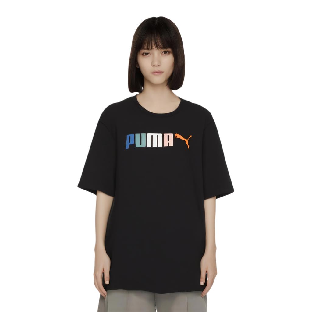 Puma Knitted Round Neck Pullover Simple Comfortable Short Sleeve T-Shirt Unisex Tops 692487-01