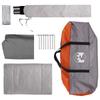 Tailgate Tent with Rain Fly Water Repellent Gray and Orange