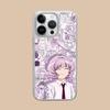 Anime Najimi Osana Mobile Phone Case for iPhone 17 16 15 14 13 12 11 Air Pro Max Plus Silver Plating Colorful Cover Luxury Cover