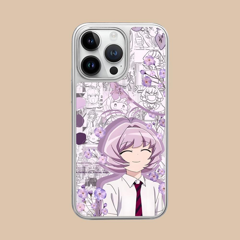 Anime Najimi Osana Mobile Phone Case for iPhone 17 16 15 14 13 12 11 Air Pro Max Plus Silver Plating Colorful Cover Luxury Cover