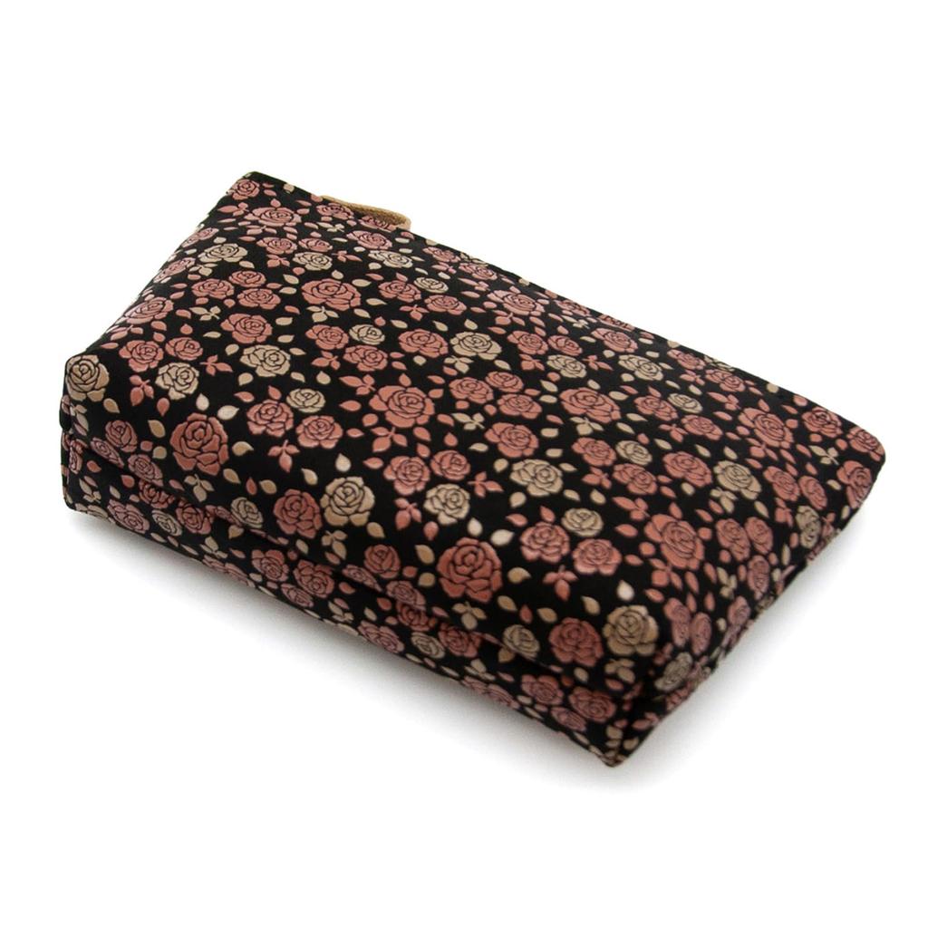 Inden Kaguwa Rose Traditional Koshu Inden Deer Original Brand Inden-ya Pouch, Design, Craft, Leather, Lacquered, (No. 8408)