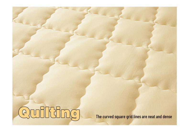 Summer Thin Mattress Pad & Blanket - Breathable & Soft Protector for Dorm, Hotel, and B&B Single Beds.