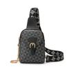 Chest Bag European and American Fashion New Breast Bag Printed Simple Women's Crossbody Bag Portable Outdoor Sports Chest Bag