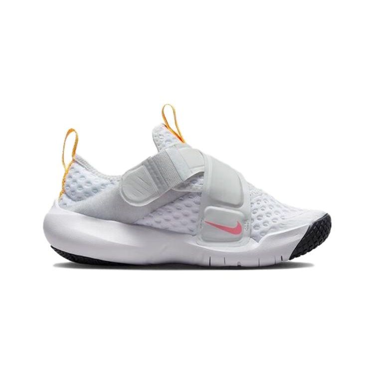 Nike Flex Advance BR PS Anti-Kick Tlumení nárazů Nízké Dětské Běžecké Boty Dětské Běžecké Boty Bílé DC9370-100