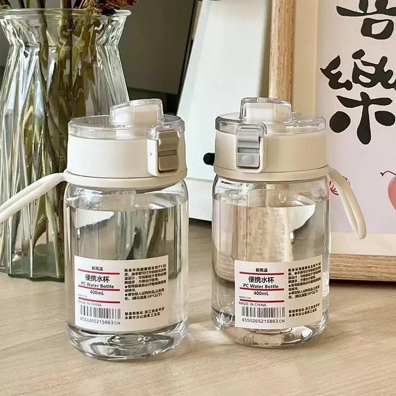 Ins Borraccia Portatile in Plastica 350/550/750ML Tazza Minimalista con Filtro Studente Tazza Sportiva Borraccia Senza BPA