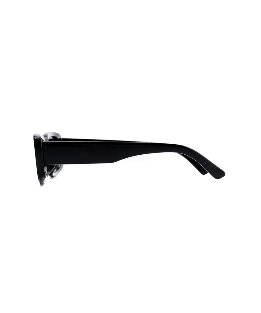 Lukadiseu Ls14 Veneto Retro Rectangle Sunglasses Vantablack