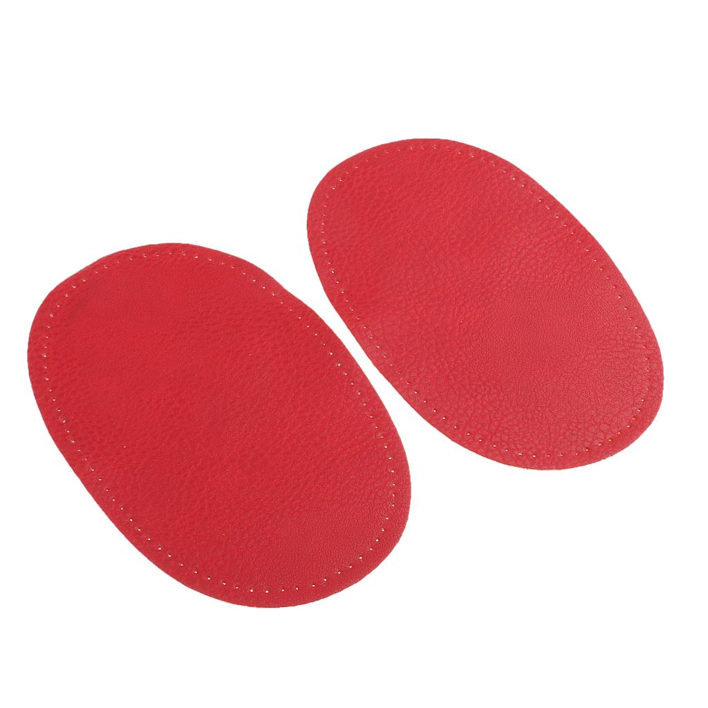 1 Pair Leather Elbow Knee Path Applique for Jeans Shirt Clothing Reapir