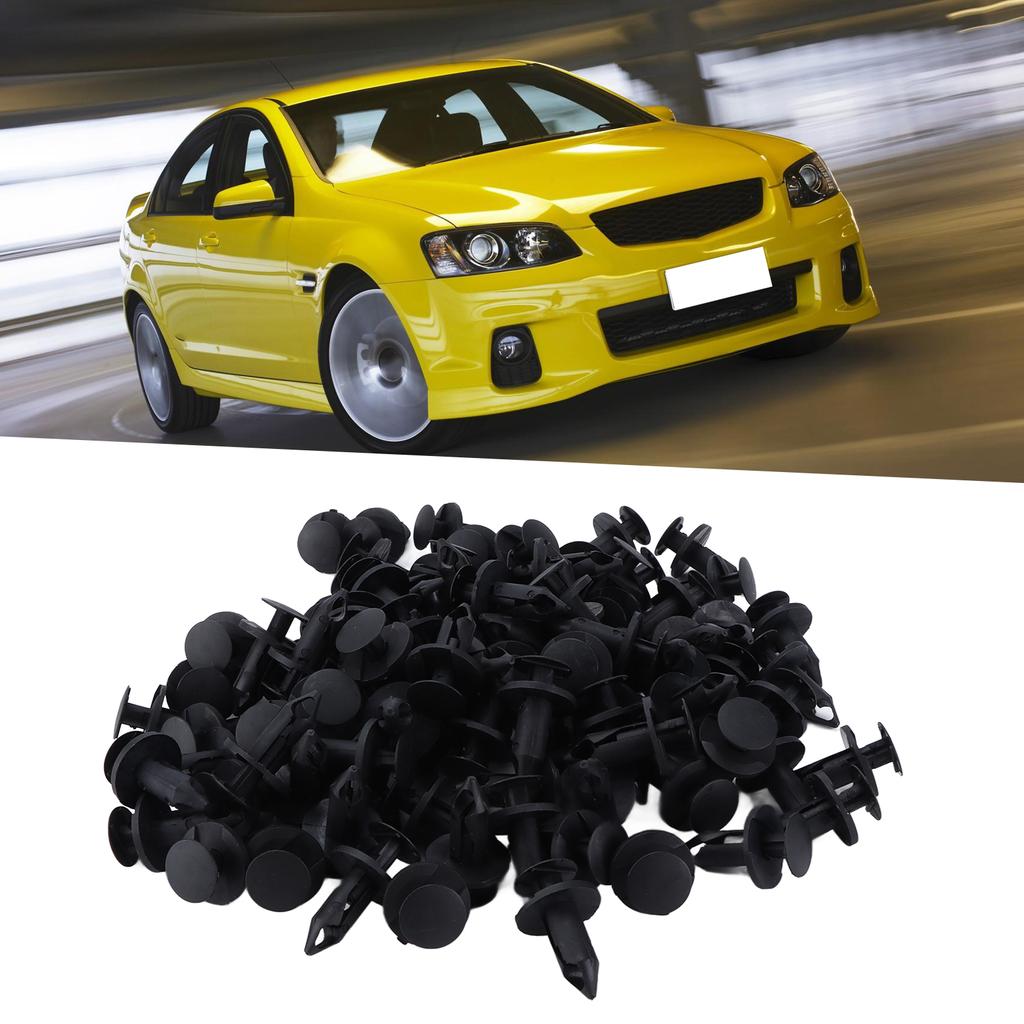 100Pcs Bumper Radiator Clips ABS Plastic Car Push Support Clip Replacement for Holden Commodore