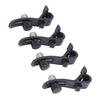 4Pcs Drum Microphone Clip Height Adjustable Shockproof Microphone Drum Mount Mic Holder