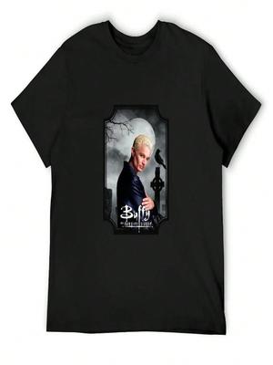 BUFFY - SPIKE T-Shirt Aesthetic Clothing Summer 2025 Hippie Clothes Unisexs Designer Clothes
