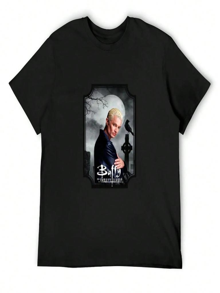 BUFFY - SPIKE T-Shirt Aesthetic Clothing Summer 2025 Hippie Clothes Unisexs Designer Clothes