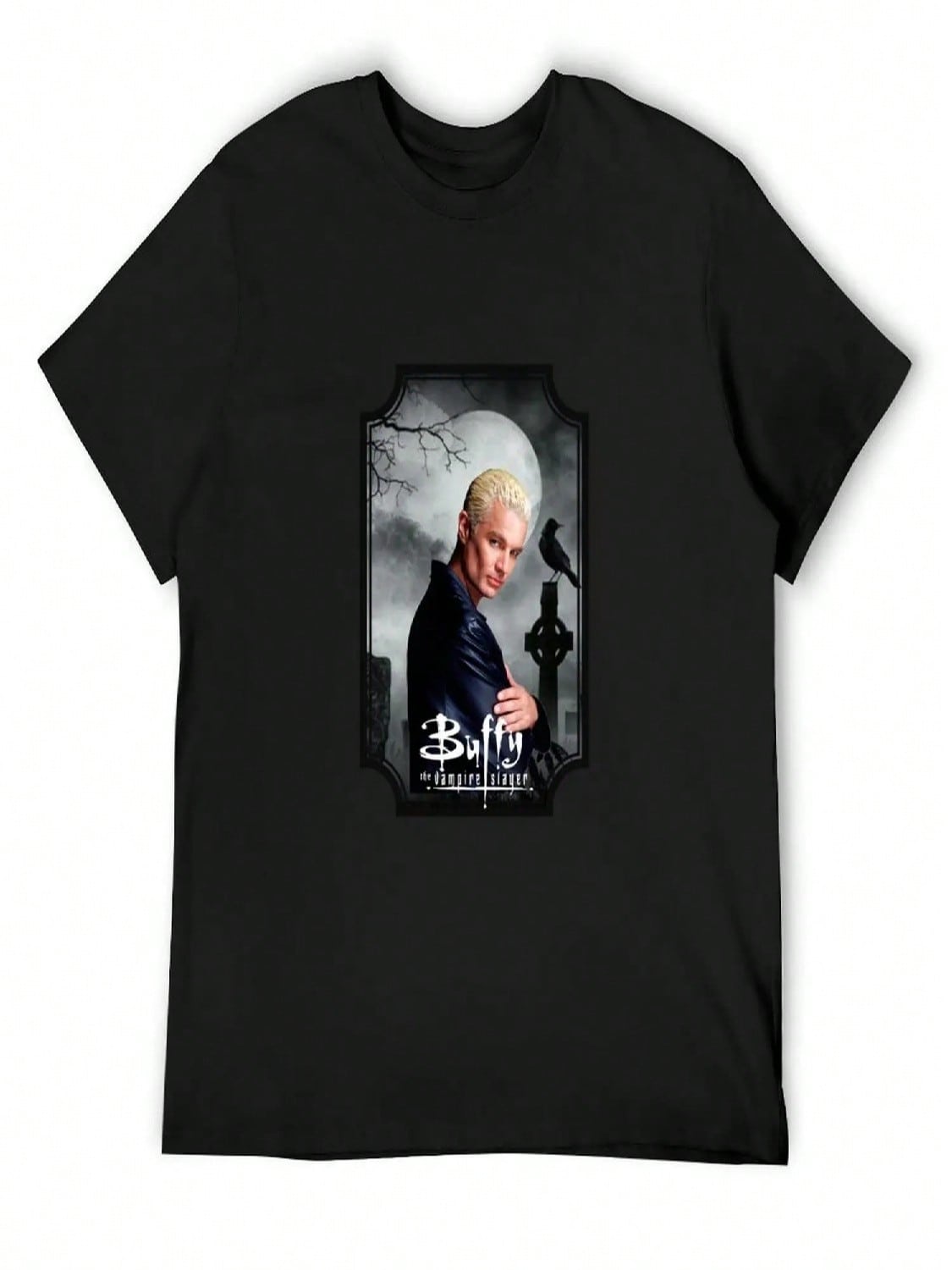 BUFFY - SPIKE T-Shirt Aesthetic Clothing Summer 2025 Hippie Clothes unisexs Designer Clothes S разноцветный