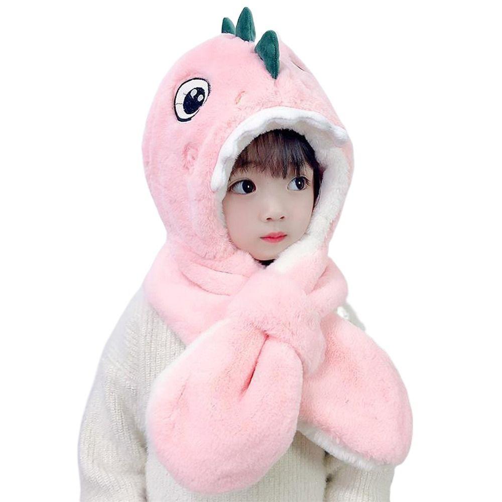 Cap Pullover Hat Cold-proof Plush Hat Scarf Set Ear-flap Bonnet Winter Cap Baby Hat  Hat