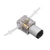 Mini Peristaltic Pump Transparent Shell 1mlmin Flow 0.001m Lift Liquid Dosing Pump for Beauty