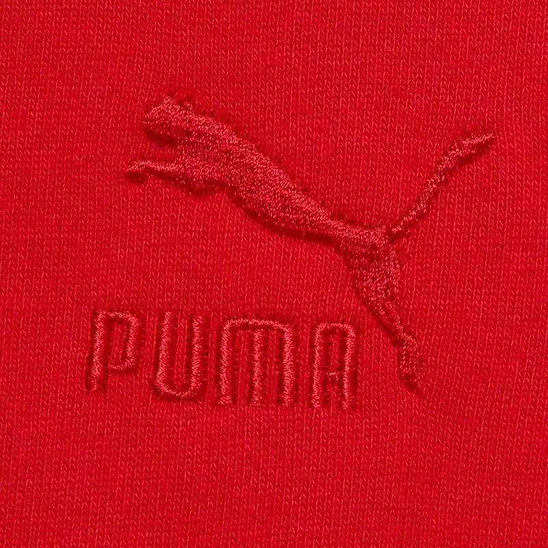 PUMA Sweatshirts Unisex Red Crew Neck Moderate Regular (Unisex) Sweatshirts 625253 11