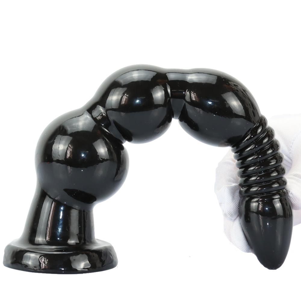 Třívelikostní anální korálky plug - Venkovní SM hračka pro stimulaci análního otvoru