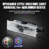 Car Accessories 4pcs/set New HD LED Ghost Shadow Car Door Welcome Lights For Stelvio 2017 Giulia 2017 Styling
