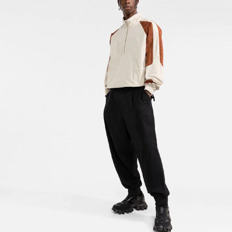 Y-3 FW21 Solid Color Casual Tapered Pants Men Pants Black HB3428